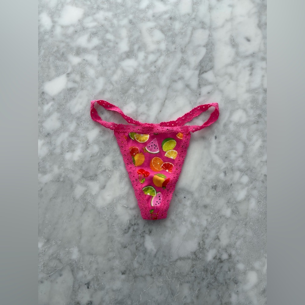 PINK by VS Cotton V String Panty XS